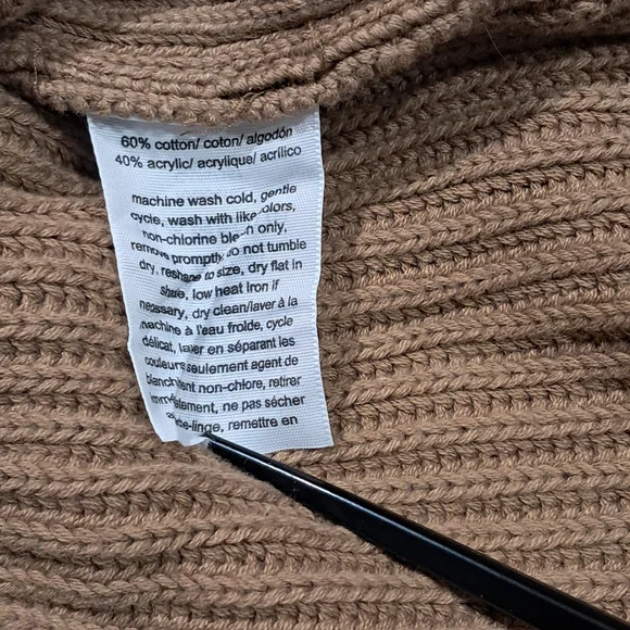 Tommy Hilfiger Beige Cable Knit Sweater For Women - Picture 7 of 13